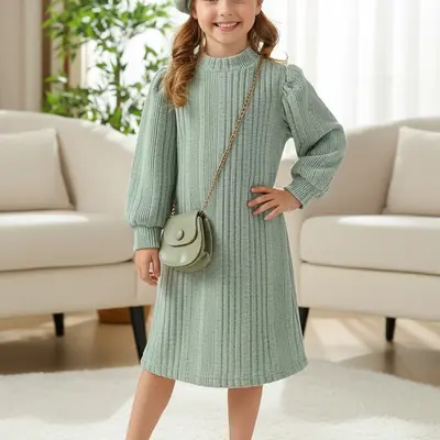Sage Green Dress Girls - TikTok Shop