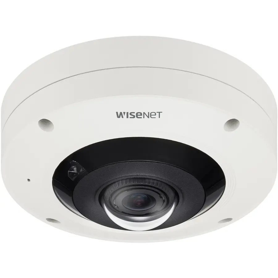 Wisenet XNF-9010RV 12 Megapixel Outdoor Network Camera Color Fisheye White