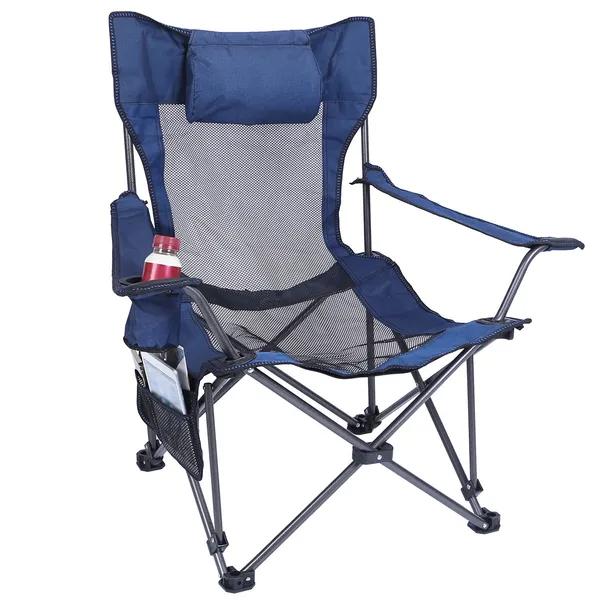 Foldable Camping Chair Collapsible Reclining Chair 330LBS Load Heavy Duty Steel Lawn Chair With Reclining Backrest Angle Cup Holder Pillow Side Pocket Carry Bag Foldable Camping Chair Collapsible Reclining Chair 330LBS Load Heavy Duty Steel Lawn Chair With Reclining Backrest Angle Cup Holder Pillow Side Pocket Carry Bag