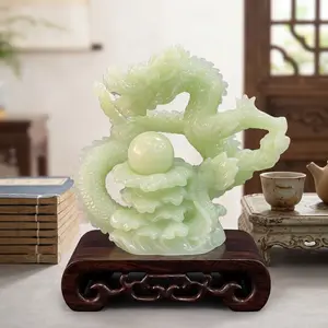Natural Crystal Crushed Stone Epoxy Resin Lotus Treasure Basin Home Decor Epoxy Resin Incense Holder Base Demagnetizing Bowl Ornament
