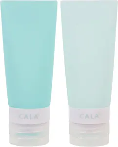 Cala SILICONE TRAVEL BOTTLES: MINT (2 bottles / 2.2oz)
