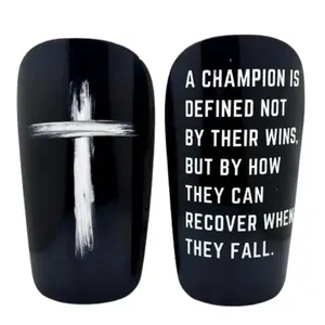 Champion's Cross Soccer Shin Guards 'SMALL' – Inspire Resilience, Play with Purpose