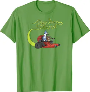 Regular Show Mordecai And Rigby Mower T-Shirt