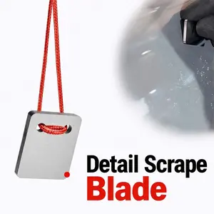 Car Paint Spot Repair Scraper, Titanium Steel Blade, Removes Dust Spots and Paint Runs, Car Detailing Tool, No Damage to Primer