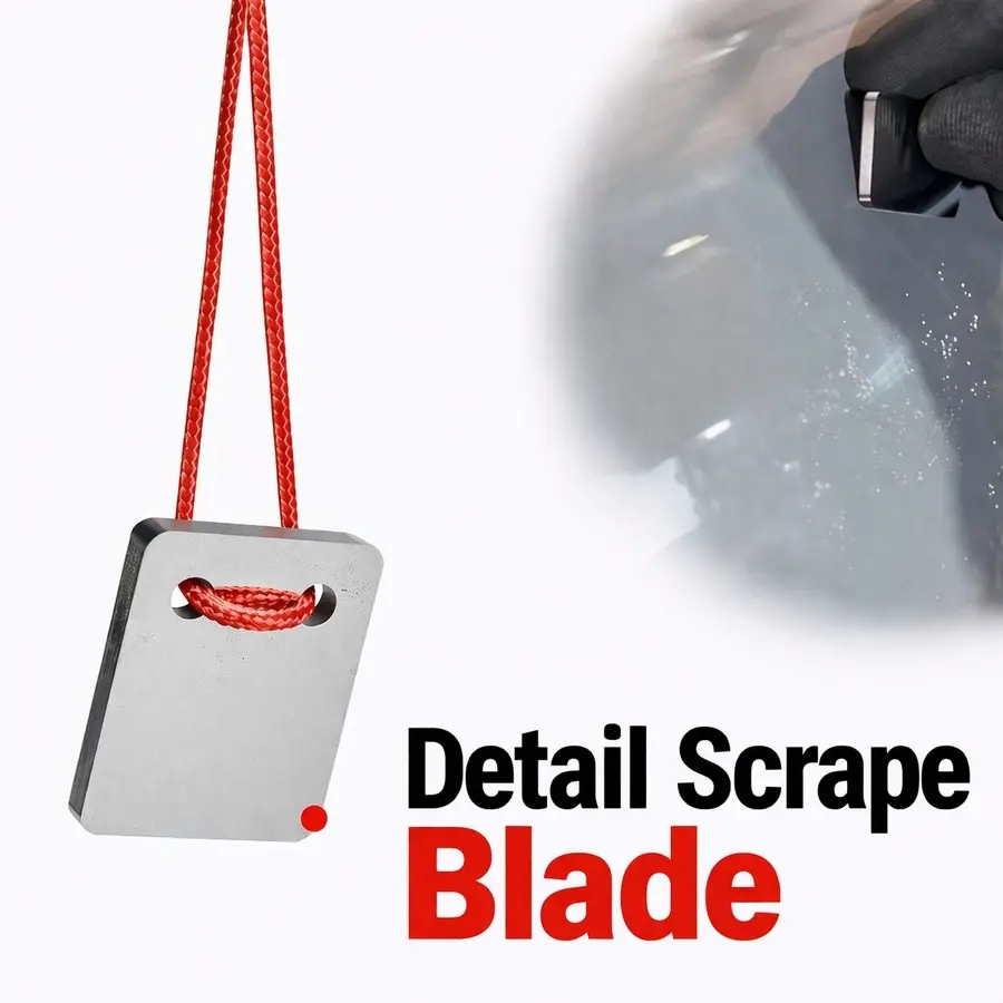 Car Paint Spot Repair Scraper, Titanium Steel Blade, Removes Dust Spots and Paint Runs, Car Detailing Tool, No Damage to Primer, Auto Body Tools, Auto Repair Supplies, Automotive Maintenance Tools