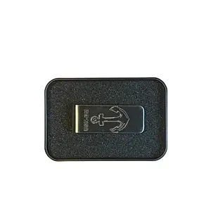 Custom Stainless Steel Money Clip, Groomsmen Gift, Minimalist Wallet
