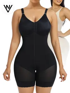 VN Fajas Para Mujer Faja Waist Trainer Full Body Shapewear for Women Faja Body Shaper Comfortable Fit Butt Lifter Shaper with Zipper Tummy Control Bodysuits Crotch Detachable Shoulder Strap Ultra Stretch Fabric Customizable Fit Zip-Up Comfort Breathable