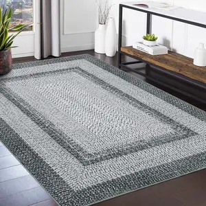 Woven Printed Carpet Non-Slip Corridor Carpet Ultra-Thin Farmhouse Carpet Foldable Border Carpet Suitable For Bedroom Living Room Farmhouse Kitchen