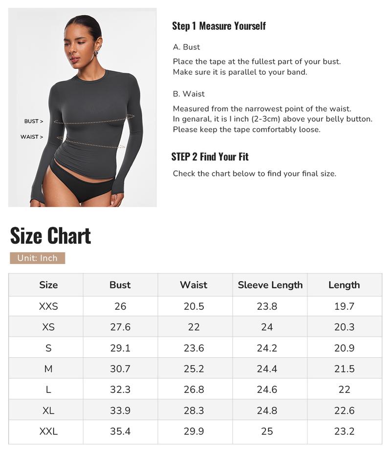 Inbarely Soft Single-Layer Basic Long Sleeve Shirts See Through