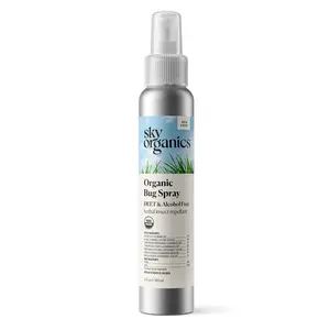 Sky Organics Organic Bug Spray Herbal Insect Repellent for Body, Deet and Alcohol Free, Helps Keep Insects away Naturally, 4 fl oz Blend