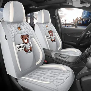 Car Seat Cover Sport Simple Elegant All-Season Universal Seat Protector Linen Texture Full Coverage Cushion Cover 2026