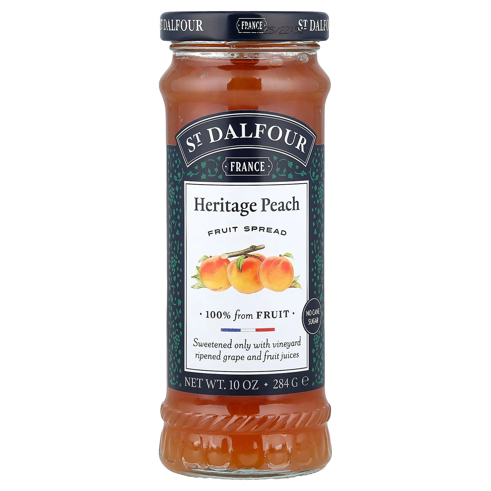 St. Dalfour Fruit Spread, Heritage Peach, 10 oz (284 g)
