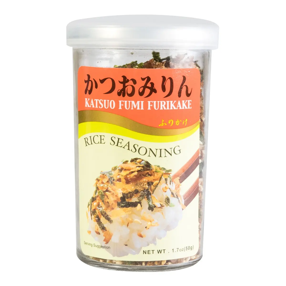 AJISHIMA Katsuobushi Nori Furikake Rice Seasoning - Savory Bonito Flakes & Seaweed for Rice, Noodles, Baby Food (50g)