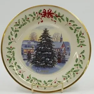 Lenox 2006 Annual Collector Christmas Plate 16th Series Numbered Christmas Tree
