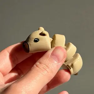 Capybara 3D Printed Flexi Fidget Toy