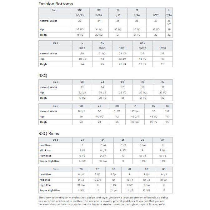 RSQ Womens Low Rise Bootcut Jeans