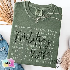 Proud Military Wife Shirt, Military Wife Shirt, Military Shirt, Gift For Wife, Army Wife T-shirt, Soldier's Wife Tee, Army Shirt