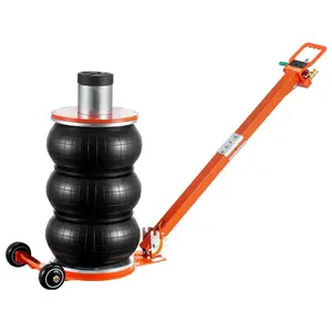 Air Jack, 5 Ton/11000 lbs, 4-10 S Pneumatic Lifting Jack with Heightened Column & Adjustable Handle, Easy-to-Lift & Space-Saving Jack with Thick Rubber Pad, Fits for Sedan, SUV, Pickup Truck