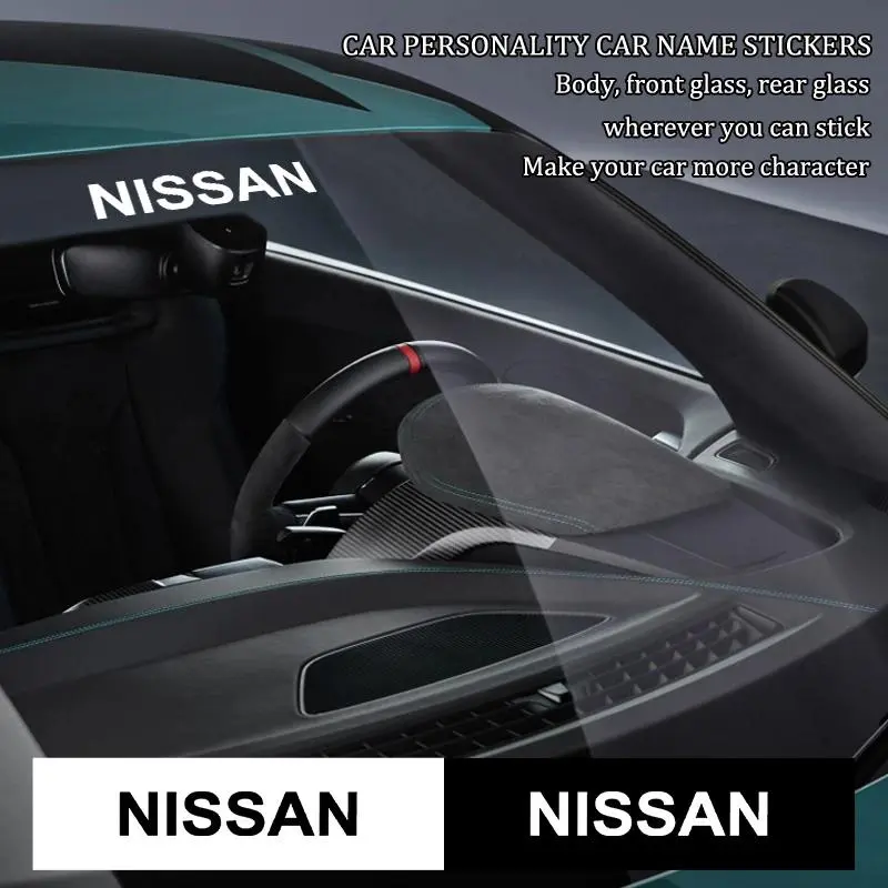 Personalized PVC Car Body Sticker for Nissan X-Trail Qashqai Note Juke Sentra Patrol Almera Micra, Custom Auto Decal Accessory