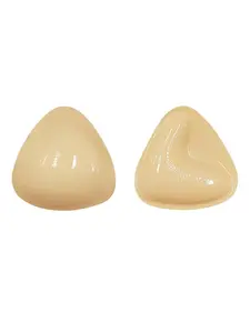 Women's Solid Color Silicone Bra InsertsReusable Invisible Self-adhesive Bra Inserts Pads.Lingerie Accessories for Women Womenswear Sand