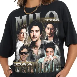 Milo Manheim Retro 80s Style Shirt Black Unisex Size S-5XL B0268