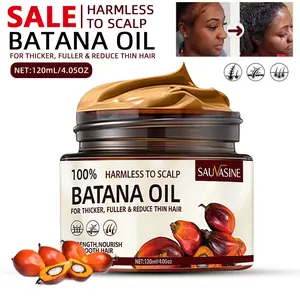 Sauvasine Batana Oil for Hair Growth 120ml/4.05oz for Healthier Thicker Fuller Hair Care Cream Harmless to Scalp