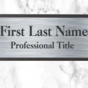 Name Plates Decor Signs - Clear Font Versatile Use for Personalizing Spaces or Events Ideal for Offices Schools and Events Enhances Organization and Identification