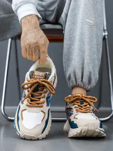 Men's Youth Platform Sneakers | Breathable Dad Shoes | Versatile Running Wear Sporty Running Shoes Sports Running Shoes
