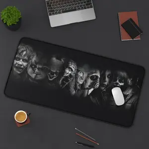 Spooky Horror Halloween Mouse Pad, Keyboard Mat, Halloween Spooky Horror Desk Mat For Computer Accessories, Gift For Gamer