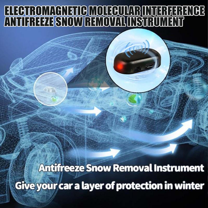 Solar-Powered Car Snow & Ice Remover | Automatic Winter Windshield Defroster for Outdoor Parking.