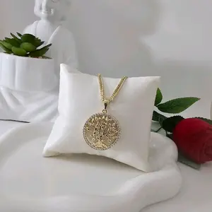 Valdiviajewery #1825 Tree of Life Necklace, 14k Gold Plated, High Quality