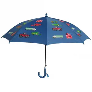 212 MAIN Child-Sized Foxfire Blue Farm Equipment Umbrella - Size 1, Lightweight, Easy Open, Rainproof