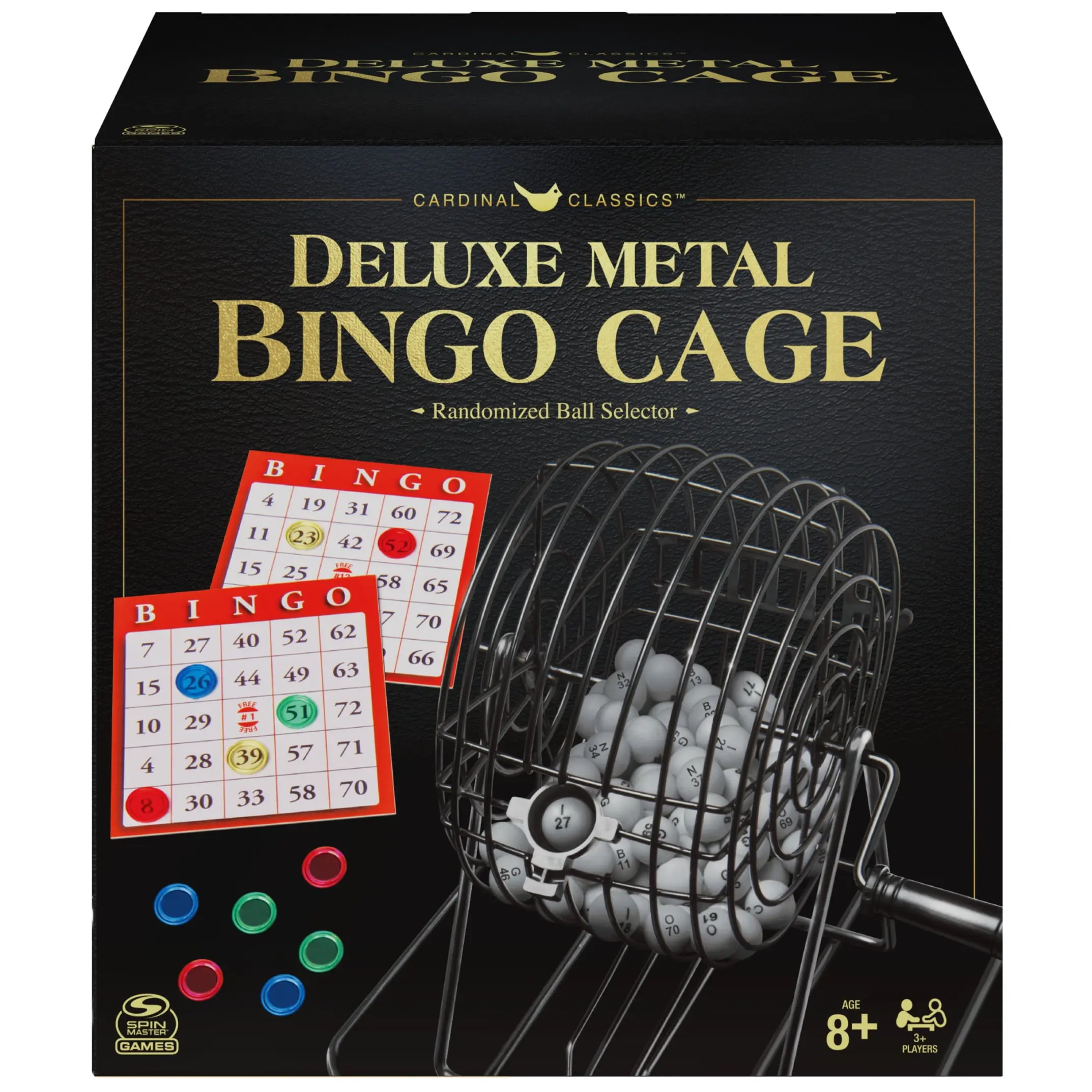 Cardinal Classics, Deluxe Metal Bingo Game Cage Cardinal Classics, Deluxe Metal Bingo Game Cage