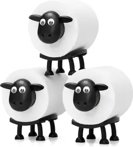 2026 Viral Funny Sheep Tissue Holder 3Pcs Set – Cute 3D Printed Toilet Paper & Kitchen Roll Holder, Quirky Home Decor, Must-Have Household Essentials #Summervibes