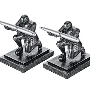 Pen holder, 1/2 creative desktop accessory, phone and game controller holder, equipment holder gift for medieval enthusiasts