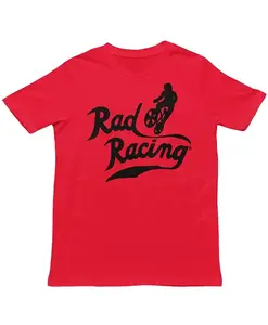 Rad Racing Tee Crewneck Shortsleeve 1980's BMX movie T-Shirt unisex urban Classic Menswear