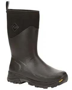 Muck Men's Boot Men'S Arctic Ice Mid + Vibram Grip Work Round Toe - Avmva000