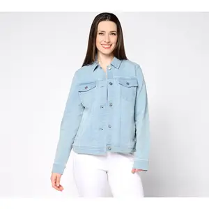 Denim & Co. Classic Stretch Denim Jacket with Pockets