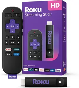 Roku Streaming Stick HD Media Player with Voice Remote (HDMI TV Player)