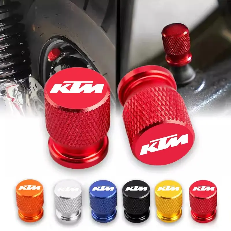 4pcs Motorcycle Valve Caps, Car Wheel Tire Valve Stem Cover, Fits Ktm Adventure 790 990 1050 1090 1190 1290 Rc8 Duke 200 250 390 Accessories