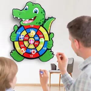 Interactive Toy Set, Crocodile Pattern, Playful Design, Includes 3 Sticky Balls Dart Targets, Sticky Ball Darts, Interactive Gameplay, Versatile Use, Indoor Outdoor Game, Christmas Gift