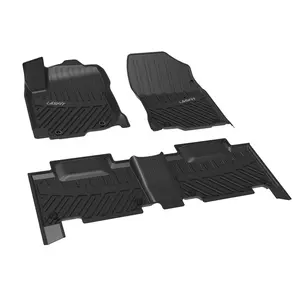 LASFIT Floor Mats Fit for 2013-2018 Toyota RAV4 (Not for Hybrid or Prime), All Weather Custom Fit Car Floor Liners 1st & 2nd Row, Black