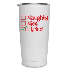 20oz Tumbler - Naughty or Nice
