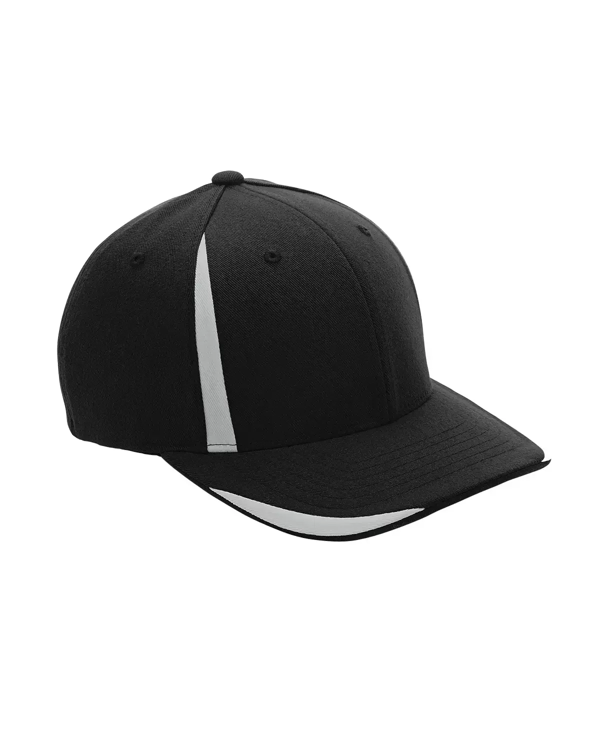 Team 365 ATB102 By Flexfit Adult Pro-Formance Front Sweep Fitted Hat - Cooling, Comfortable, Lightweight, Casual Fitted Hats, Cooling Breathable Hats
