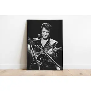 [SALE UP TO 50% + FREE SHIP] Vintage Elvis Presley Poster, Retro Rock and Roll Wall Art, Music Legend Poster Print, Classic Music Decor, Printable Wall Art, Elvis Gift