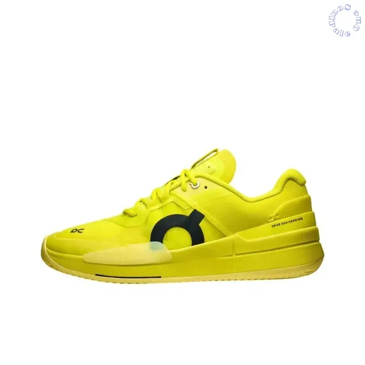 Bright Lemon Yellow Solid Color Unisex Low-cut Tennis Sneakers, Street Style, Summer Vibe, Stable Support, Cushioned Sole, Breathable Mesh, Multiple Sizes