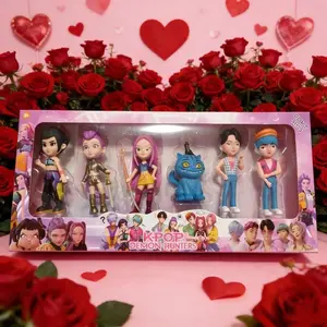 6-Piece Tiger Collection Series, Hunter Theme Super Cute Doll Set, Collectible Figurines, Home & Office Decor, Ideal Gift for Collectors & Fans