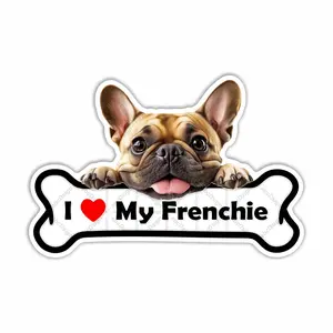 I Love My Frenchie, French Bulldog Sticker - Peel N' Stick, Pets, Available in Different Sizes