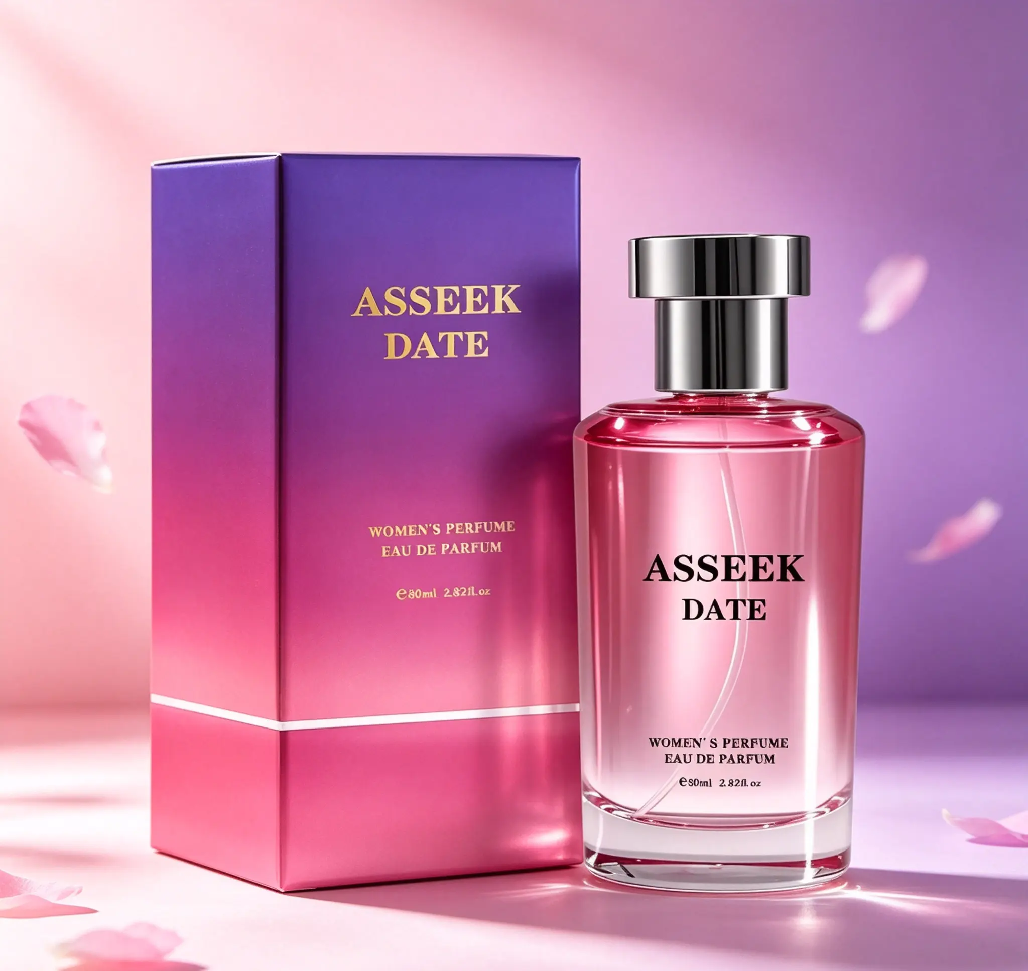 ASSEEK Women's Perfume, Long Lasting Floral Fruity Fragrance with Sicilian Mandarin, Jasmine Absolute & Amber, Daily Wear Eau de Parfum for Women, 2.71oz / 80ml