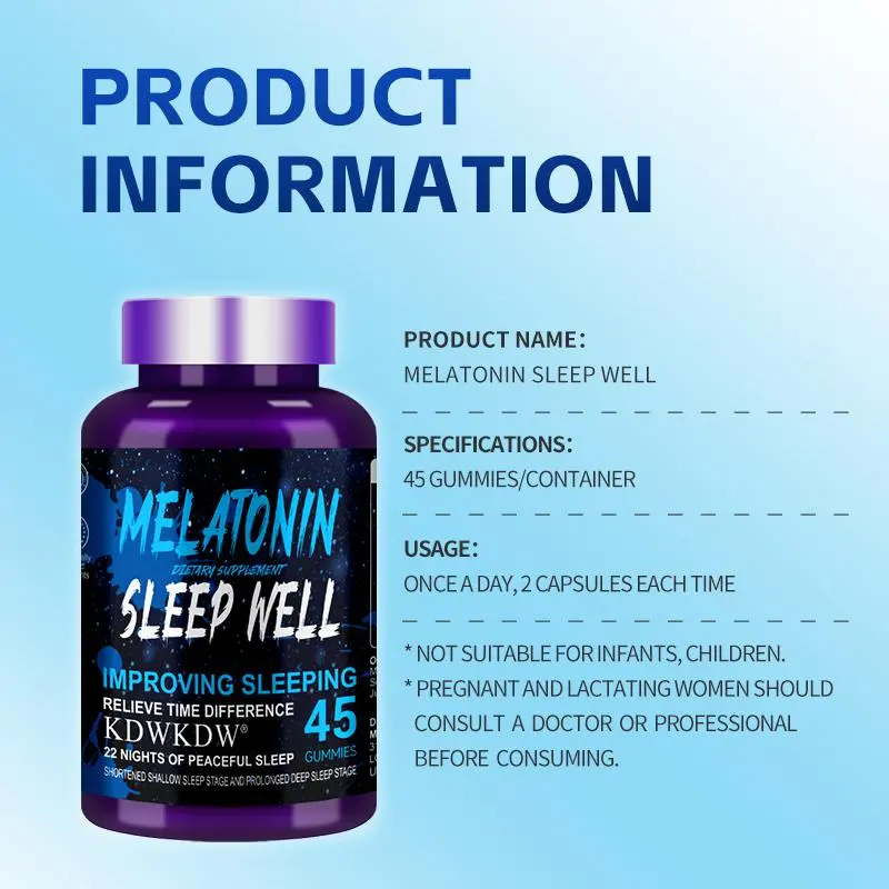 1bottle Melatonin gummies: Circadian Rhythm Reset Premium Sleep Supplement with - Deep Sleep Aid for Circadian Balance, Reduced Nighttime Awakenings - 45cell